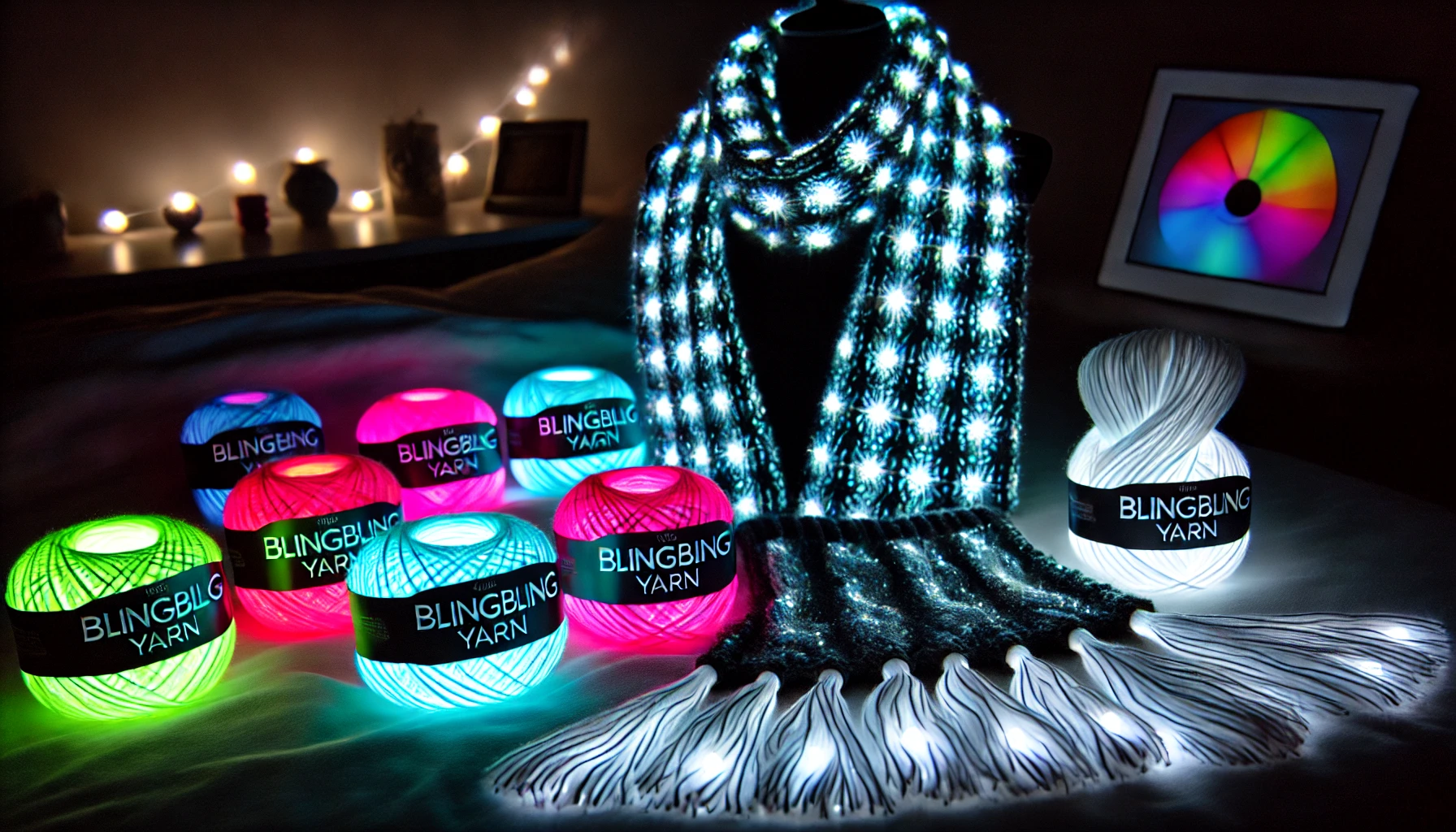 What material is used for glow in the dark?