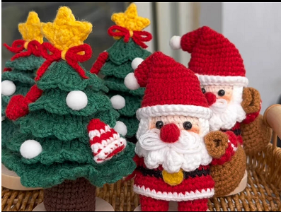 Father Christmas Crochet Kit for Beginners