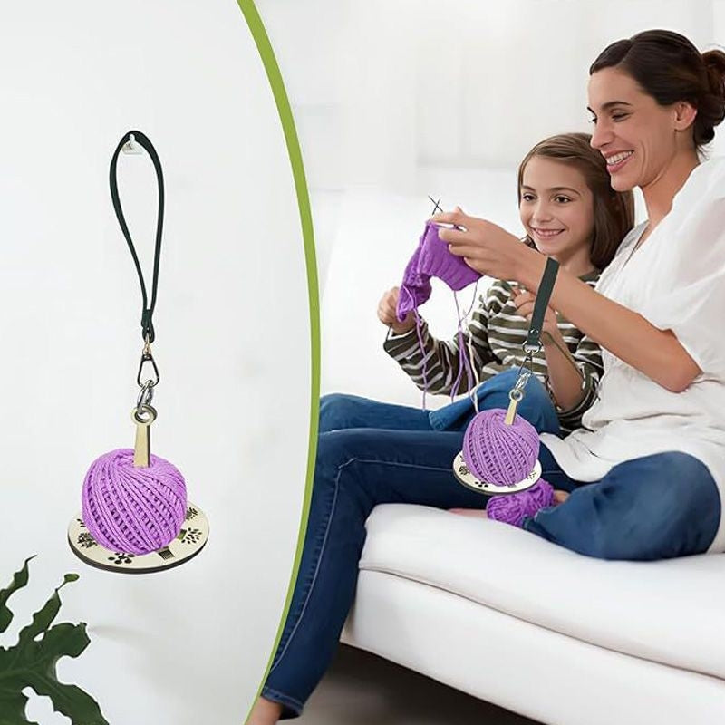🎉2024 New Year Hot Sale 45% OFF💐Portable Wrist Yarn Holder, Travel Wrist Hanging Yarn Dispenser, Gift for Crocheter
