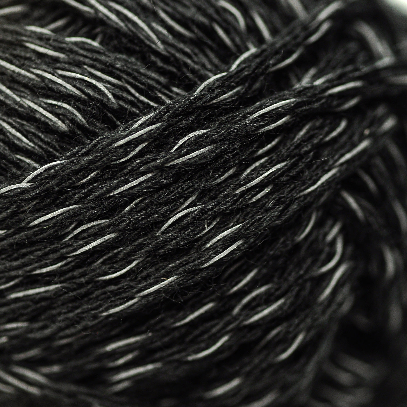 Premium Black Reflective Acrylic Yarn