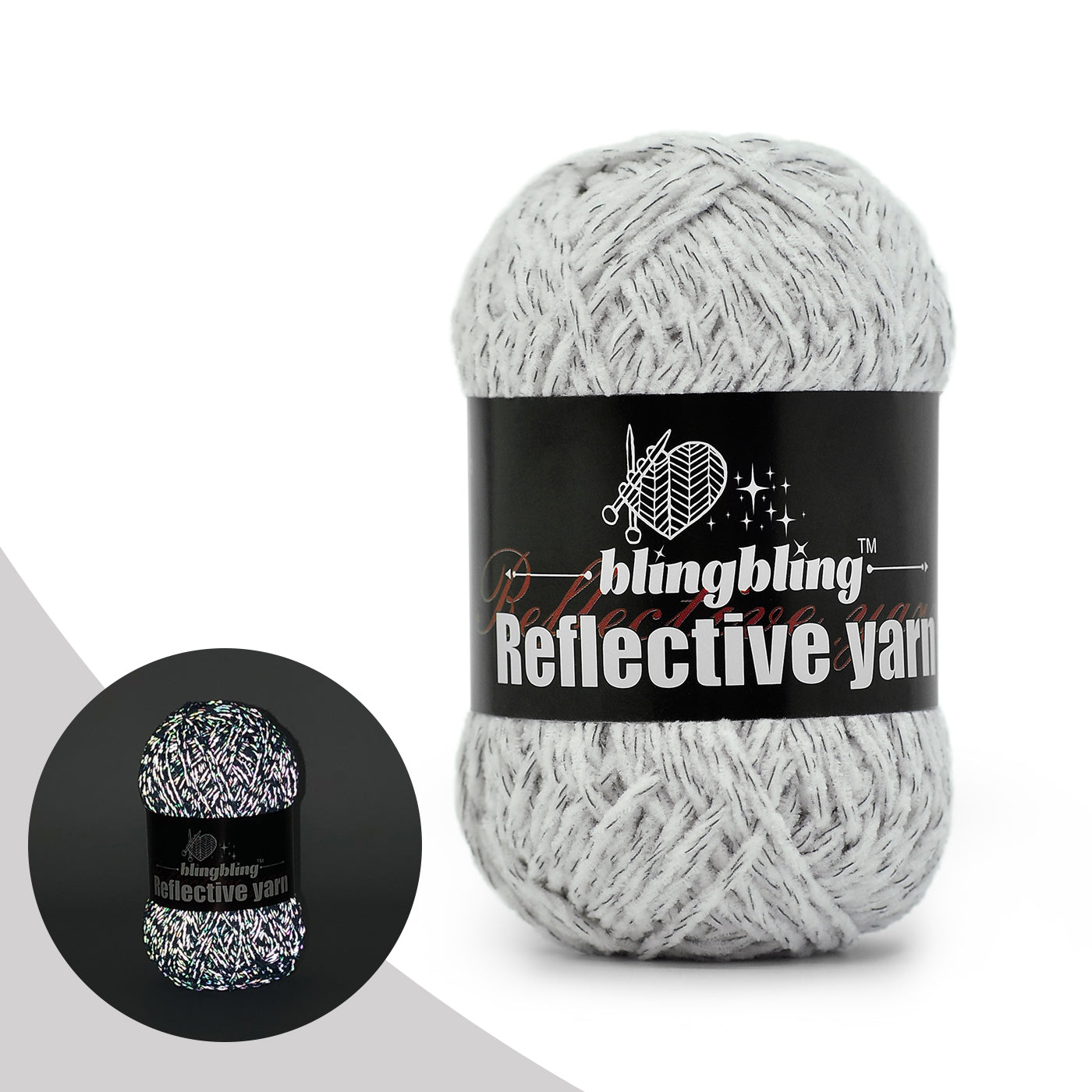 Premium Reflective Chenille Yarn(30 colors)