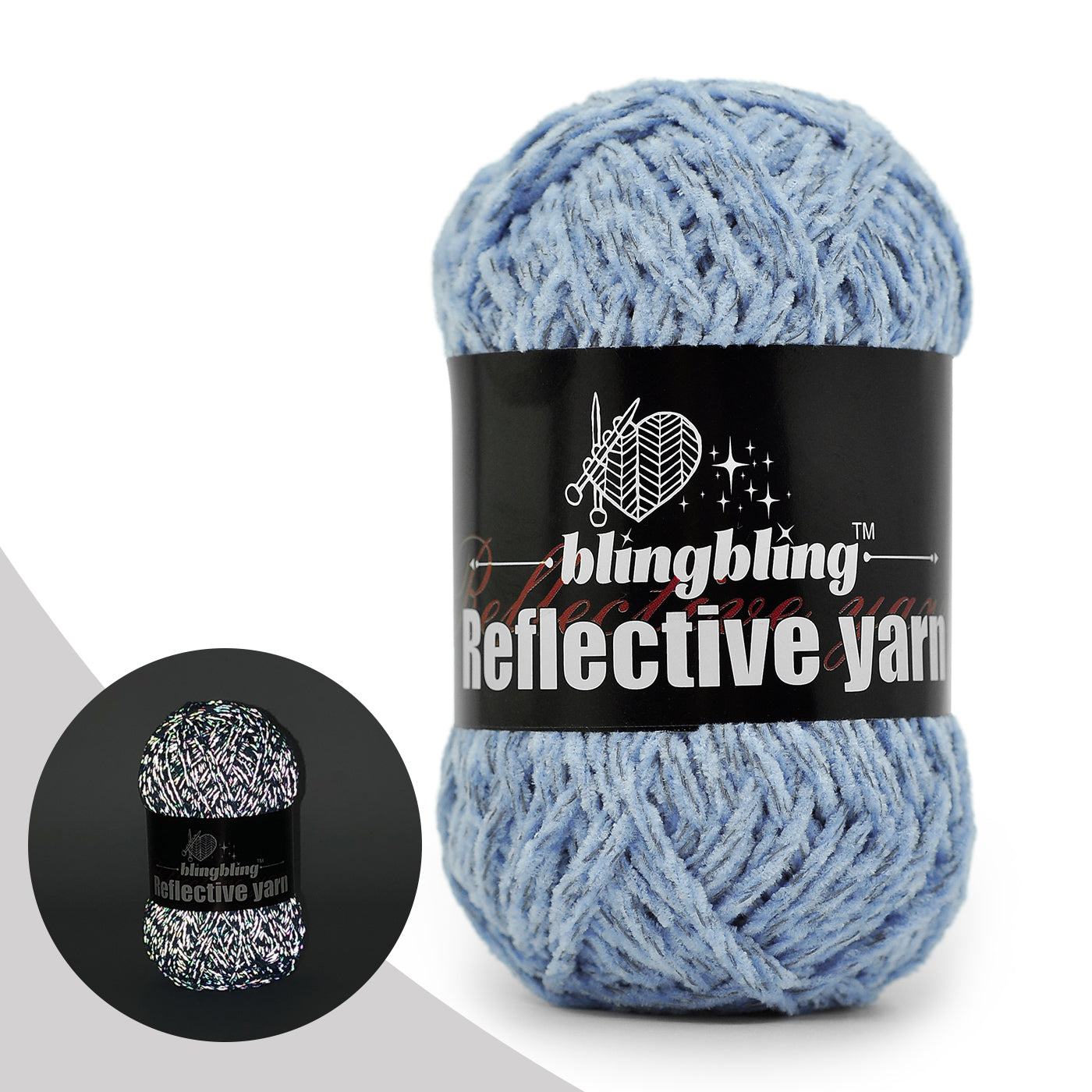 Premium Reflective Chenille Yarn(30 colors)