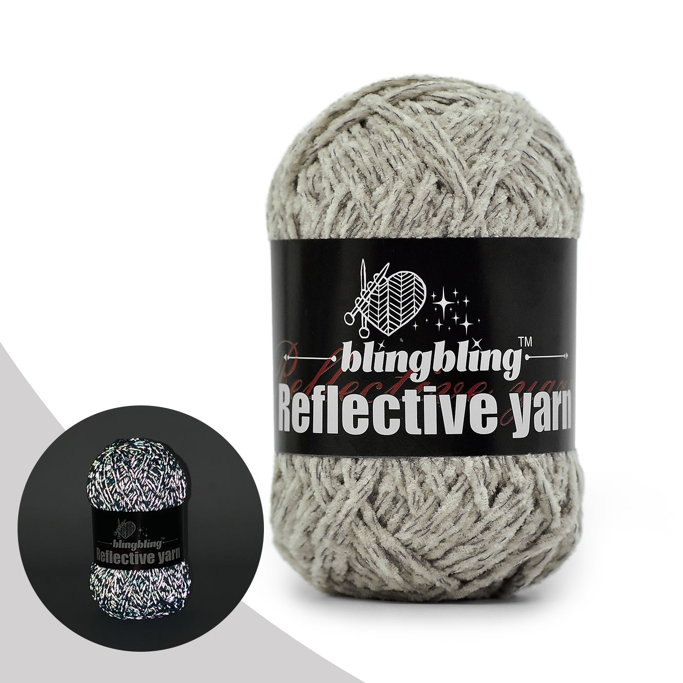 Premium Reflective Chenille Yarn(30 colors)