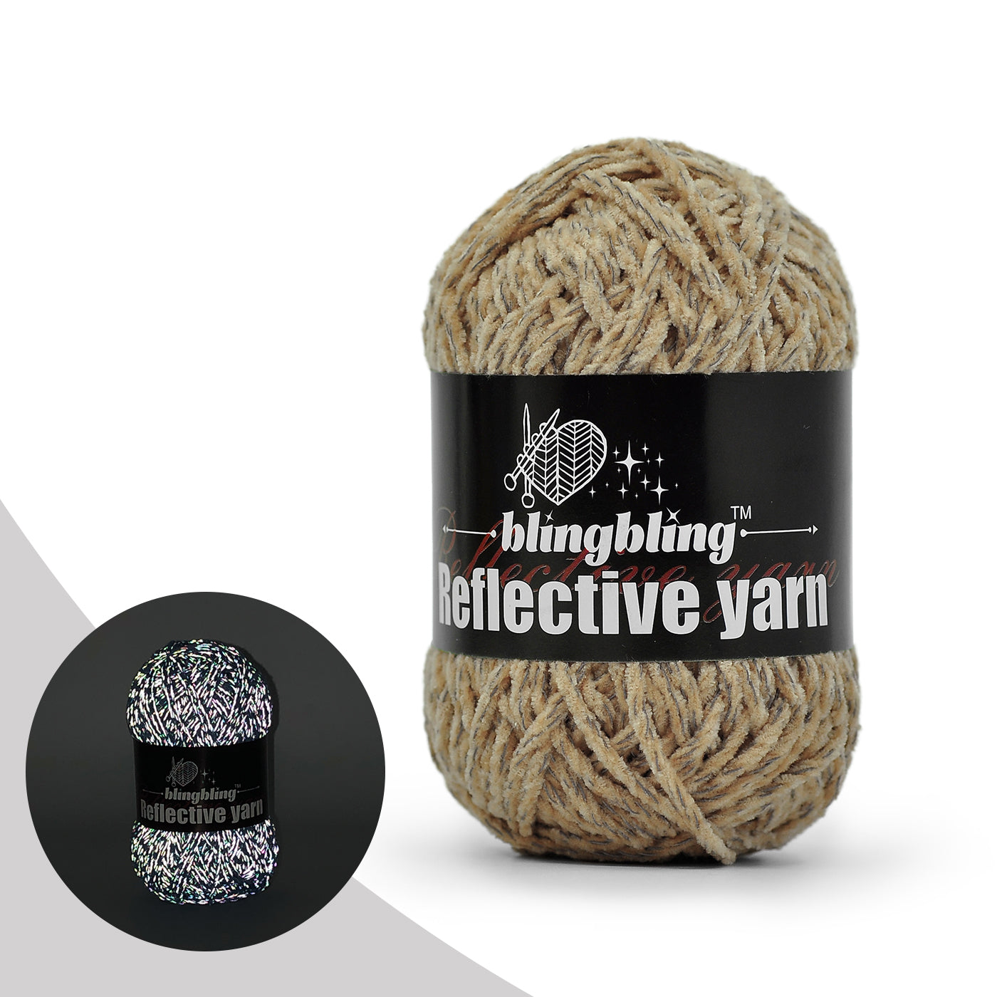 Premium Reflective Chenille Yarn(30 colors)