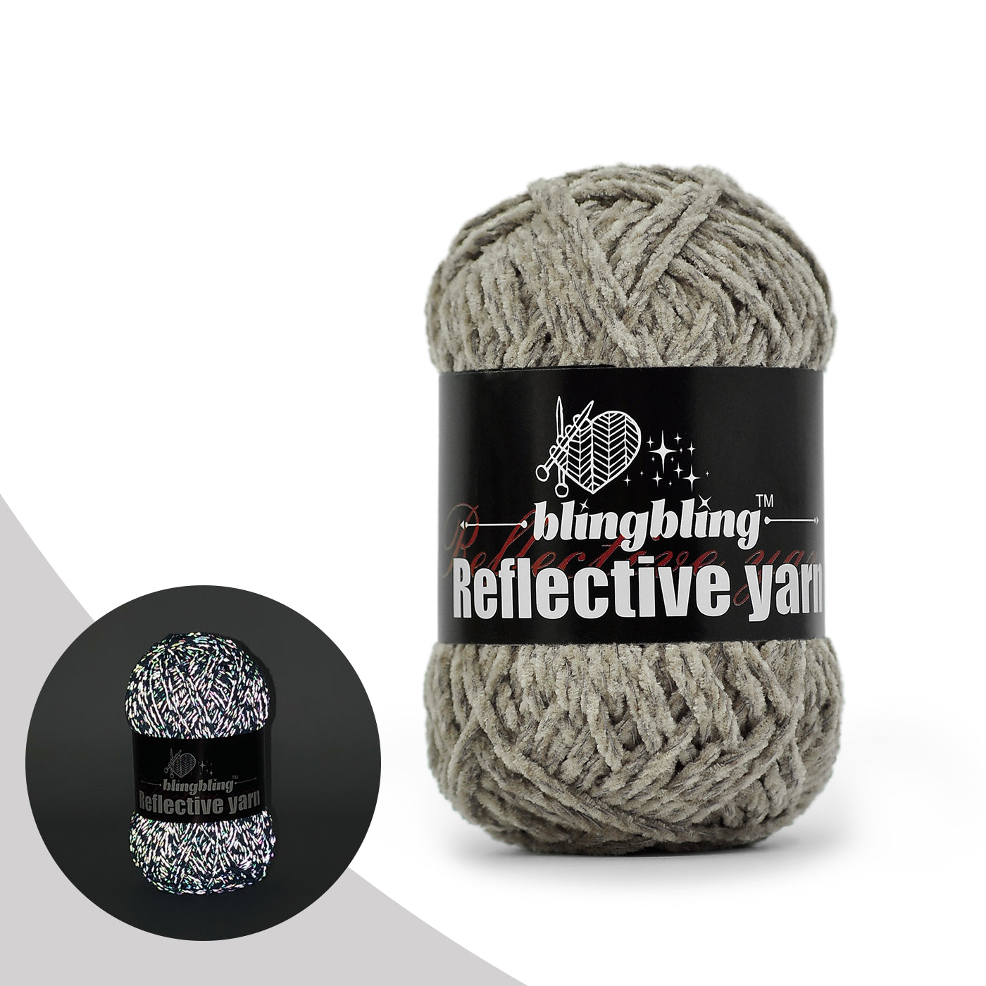 Premium Reflective Chenille Yarn(30 colors)