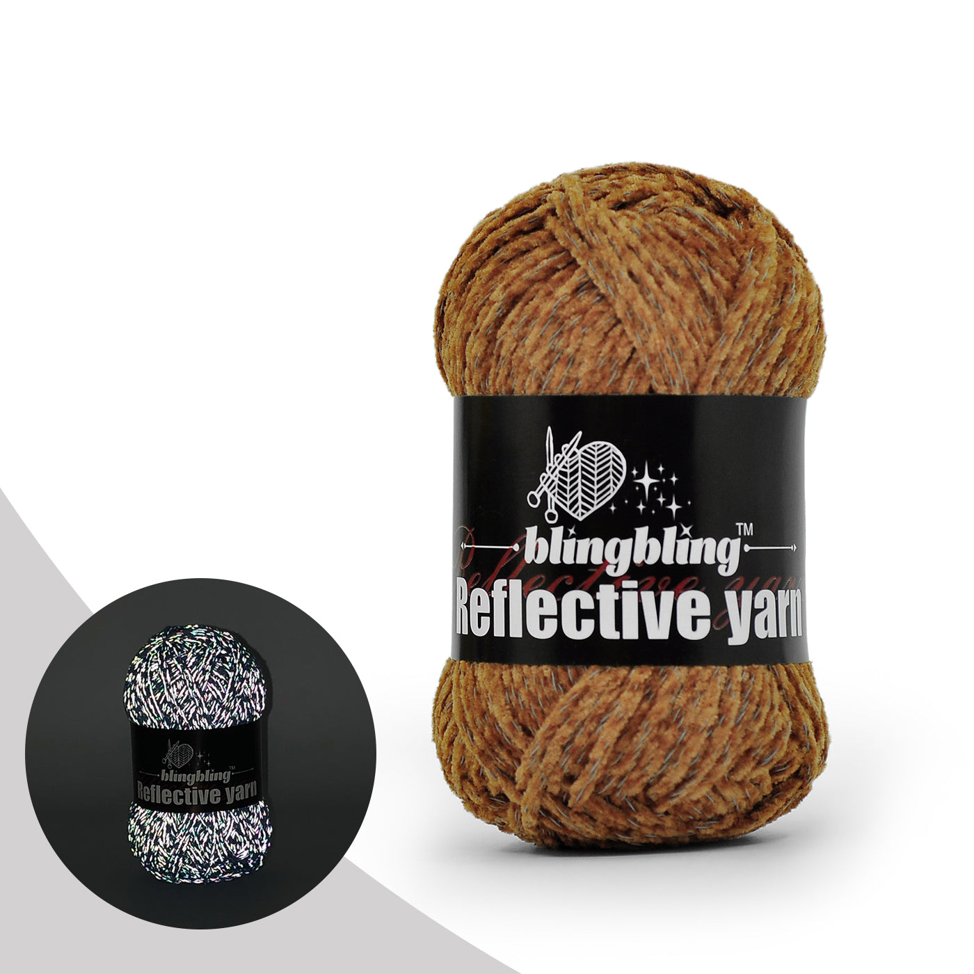 Premium Reflective Chenille Yarn(30 colors)