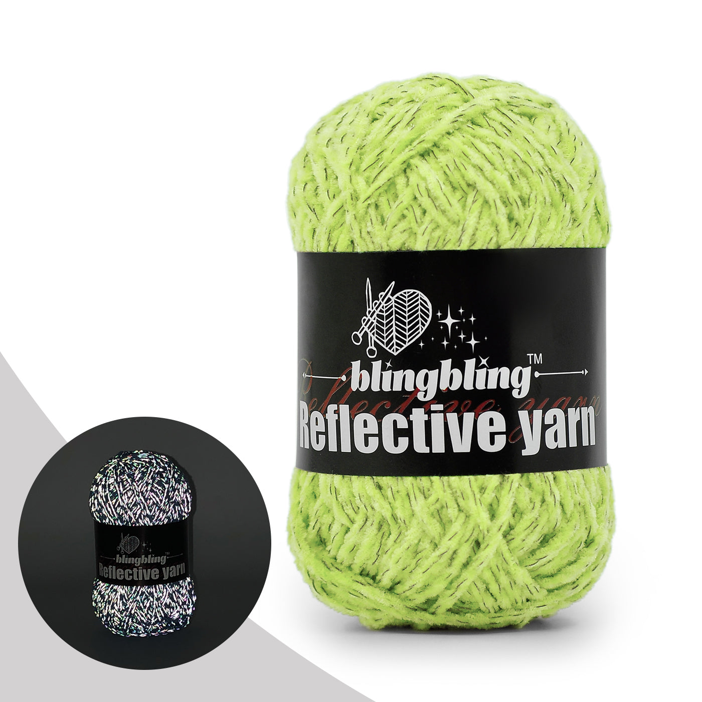 Premium Reflective Chenille Yarn(30 colors)
