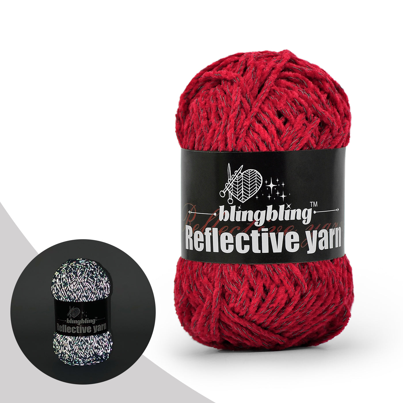 Premium Reflective Chenille Yarn(30 colors)