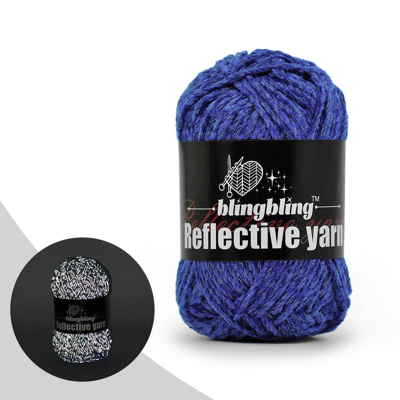 Premium Reflective Chenille Yarn(30 colors)