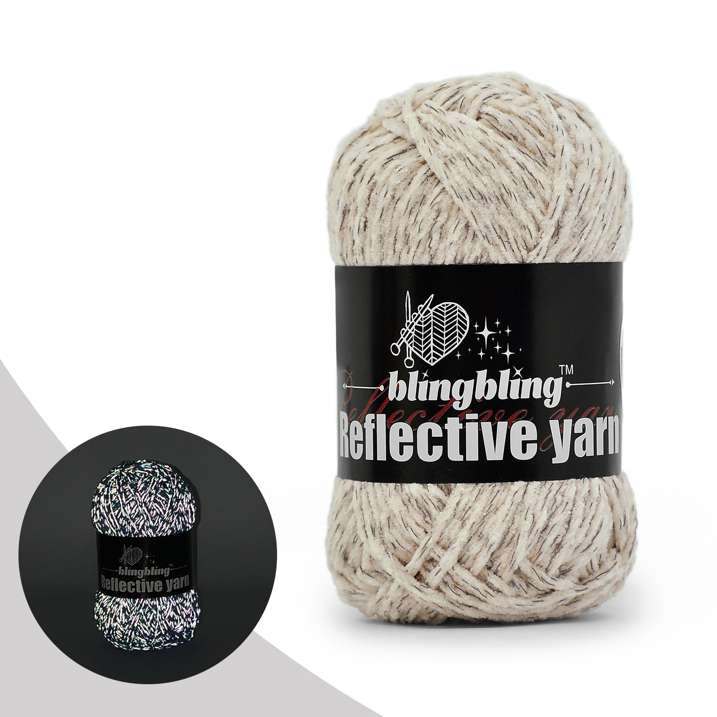 Premium Reflective Chenille Yarn(30 colors)