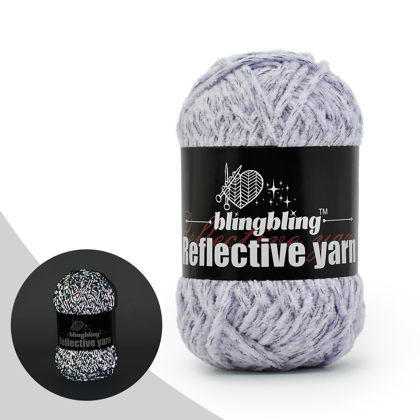 Premium Reflective Chenille Yarn(30 colors)