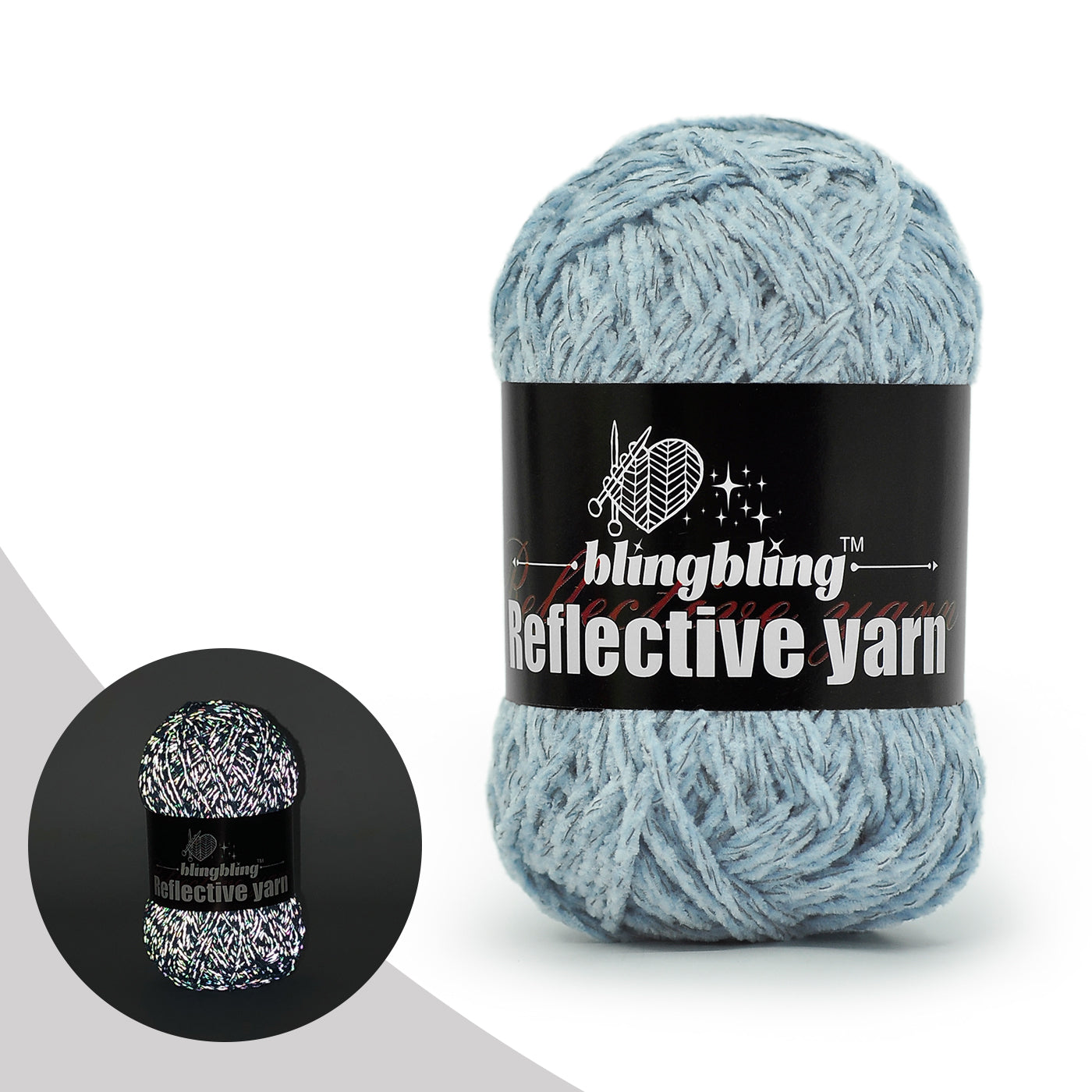 Premium Reflective Chenille Yarn(30 colors)