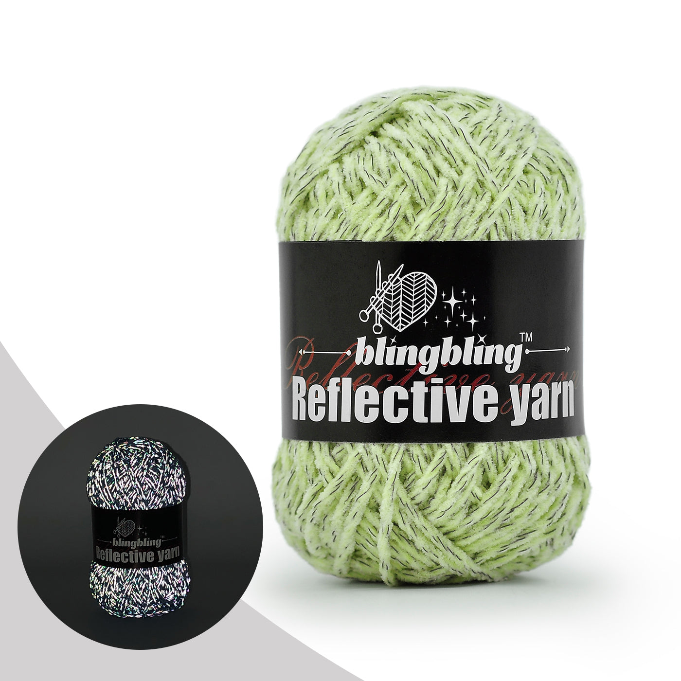 Premium Reflective Chenille Yarn(30 colors)