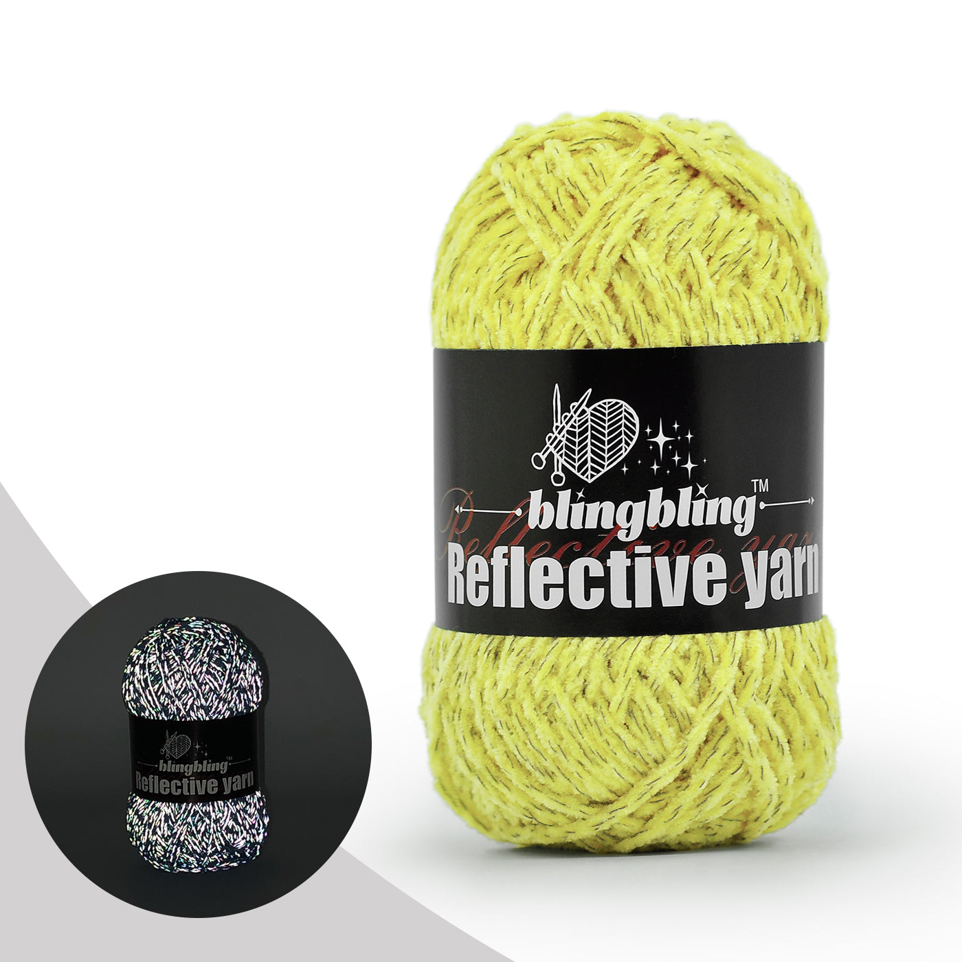 Premium Reflective Chenille Yarn(30 colors)