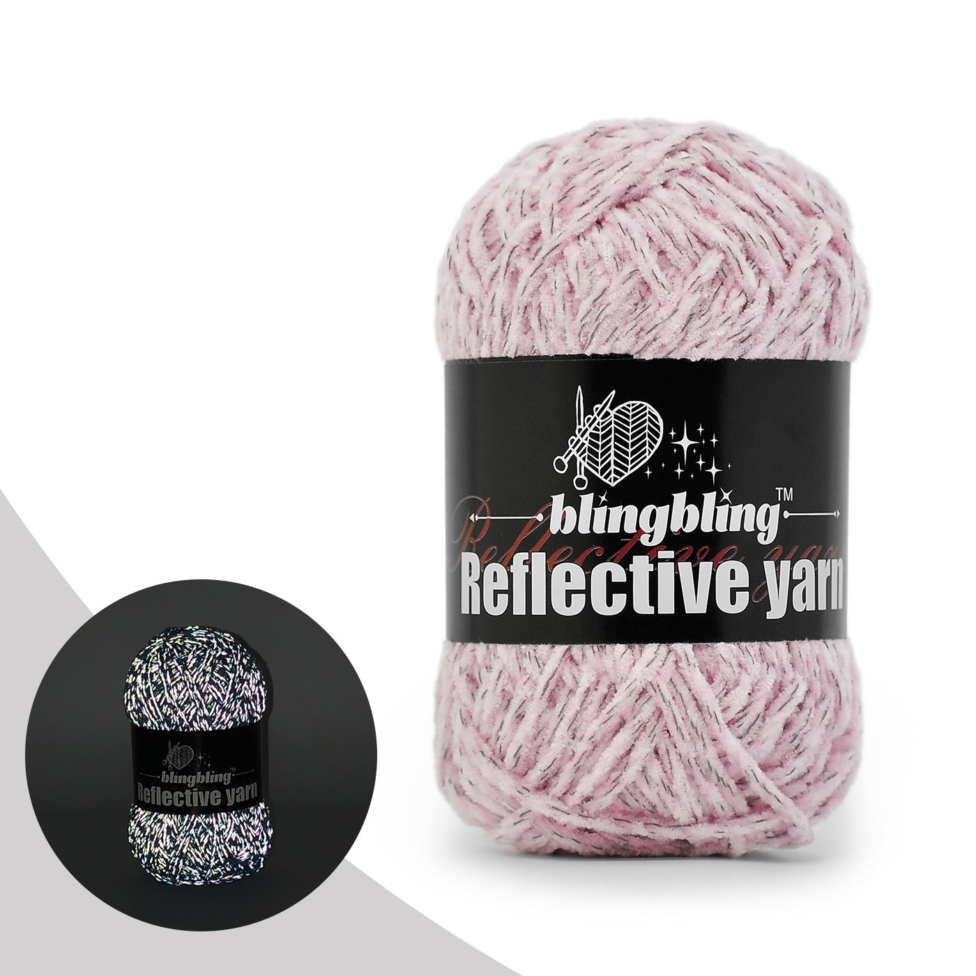 Premium Reflective Chenille Yarn(30 colors)
