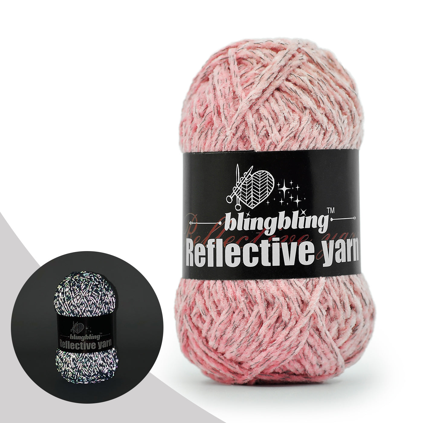 Premium Reflective Chenille Yarn(30 colors)