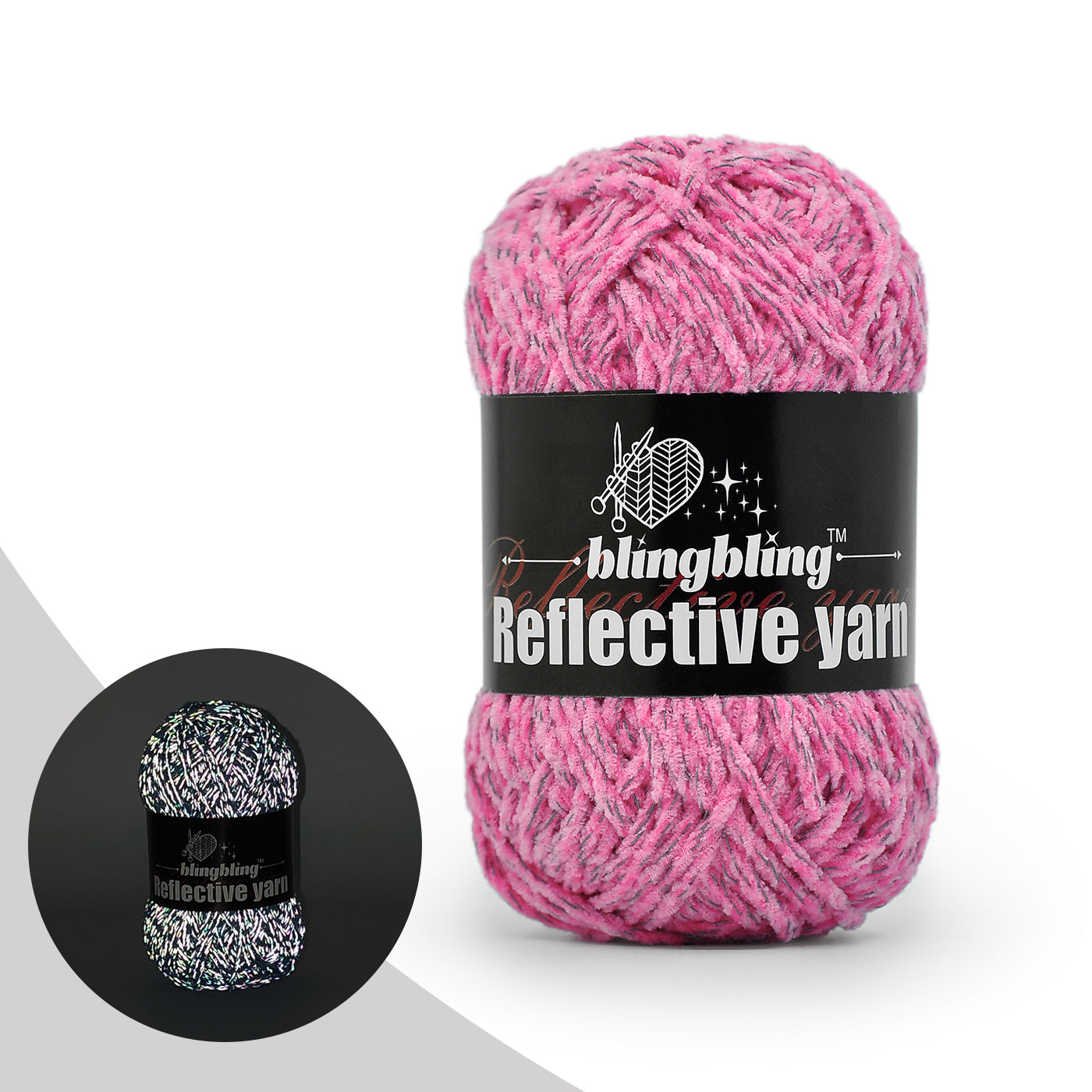 Premium Reflective Chenille Yarn(30 colors)