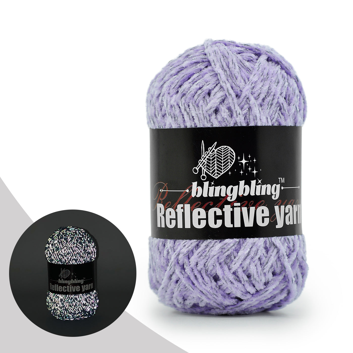 Premium Reflective Chenille Yarn(30 colors)