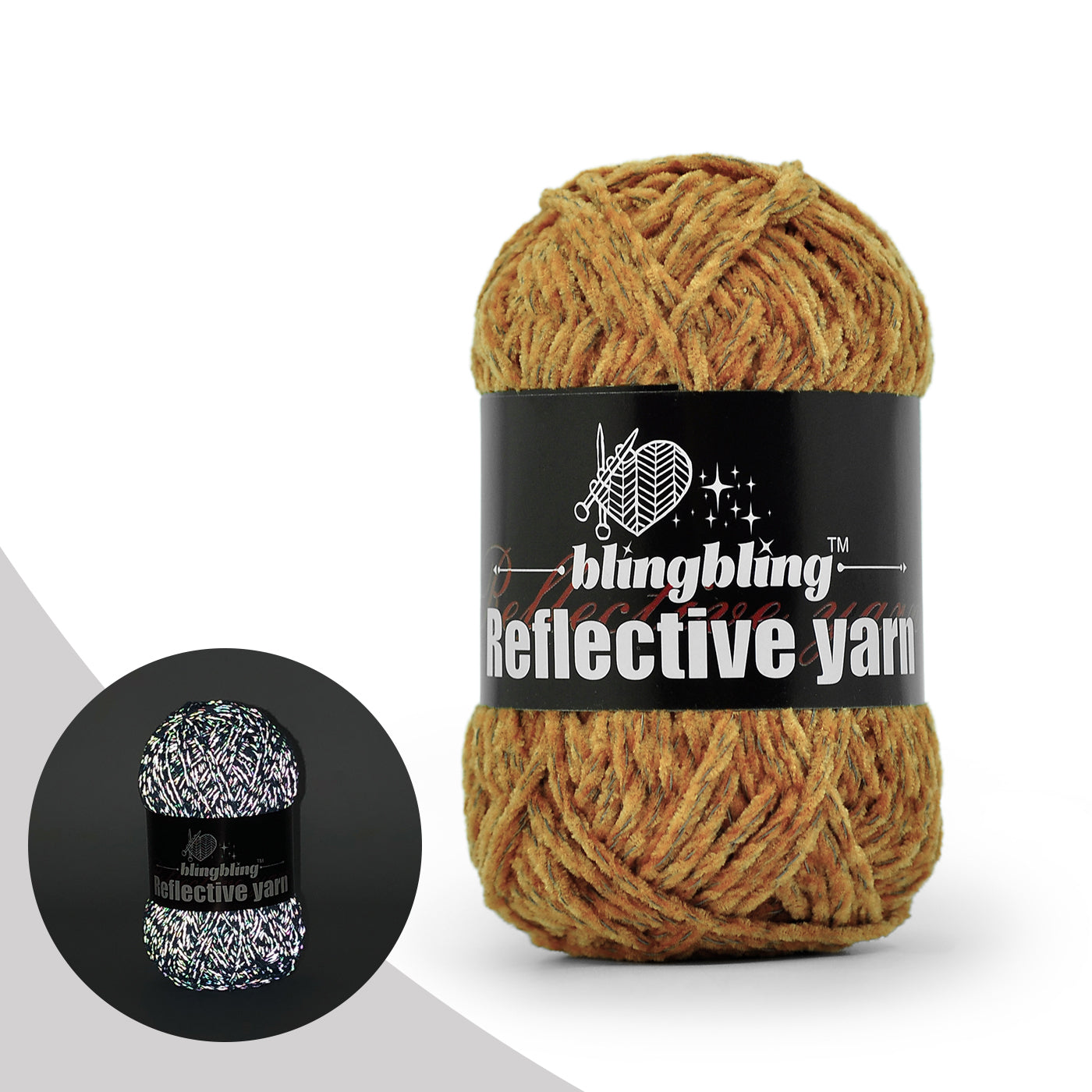 Premium Reflective Chenille Yarn(30 colors)