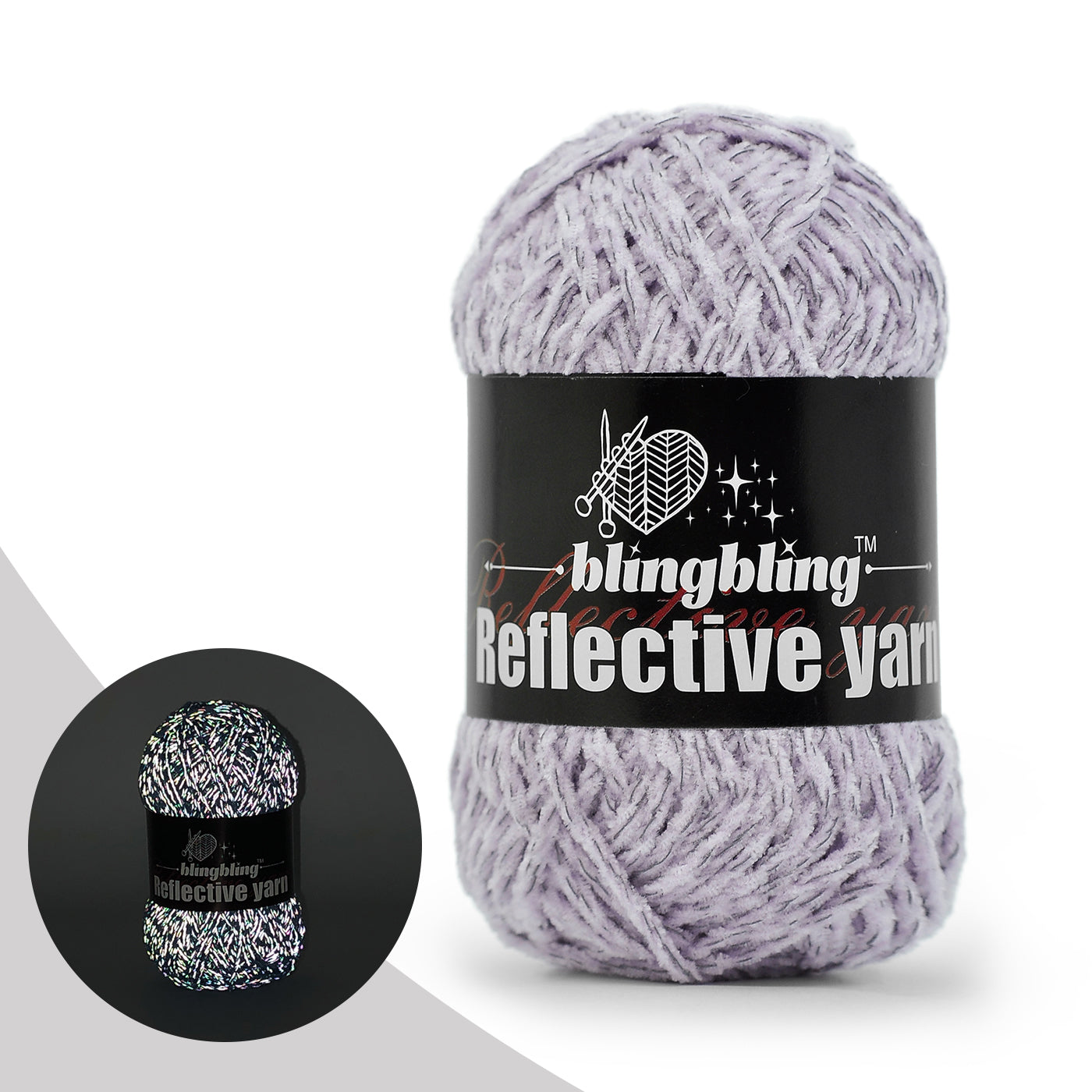 Premium Reflective Chenille Yarn(30 colors)