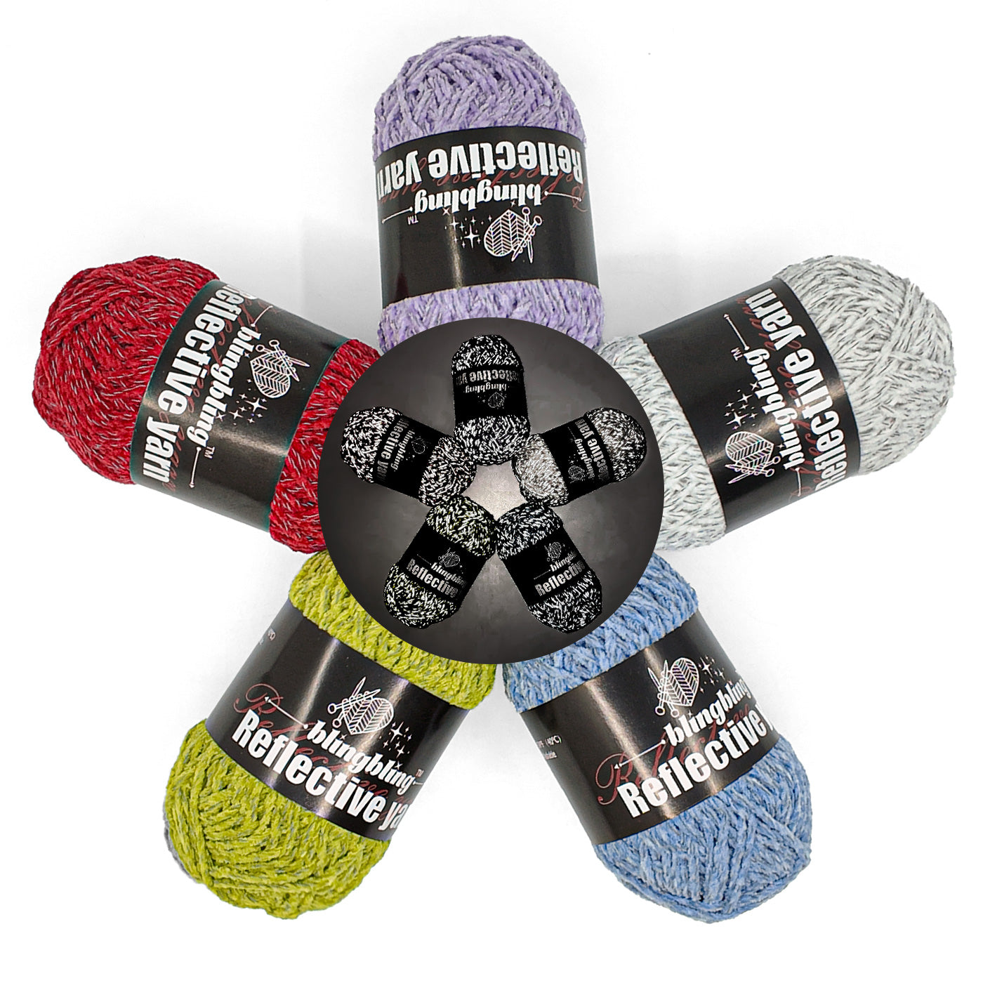 Premium Reflective Chenille Yarn(30 colors)