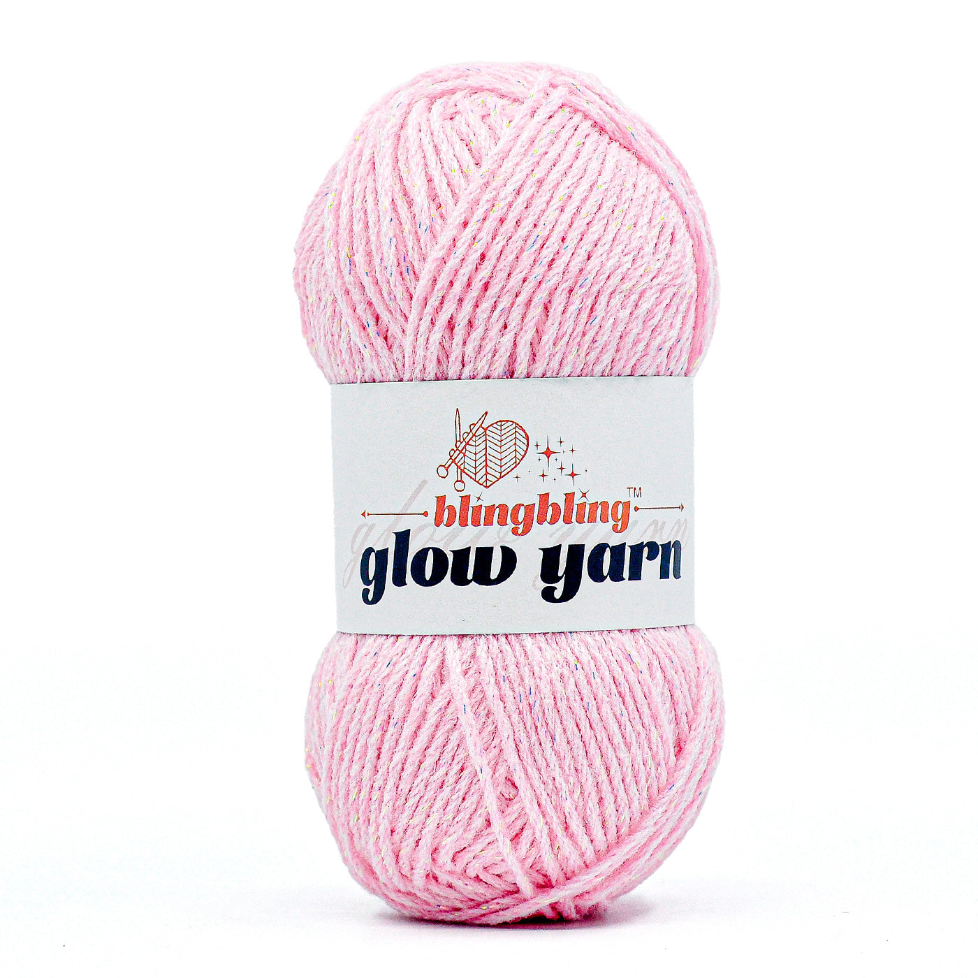 Glow-in-the-Dark Metallic Yarn - Premium Quality for Crochet & Knitting(40 Colors)