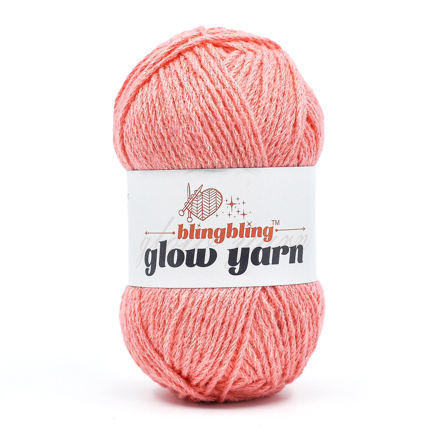 Glow-in-the-Dark Metallic Yarn - Premium Quality for Crochet & Knitting(40 Colors)