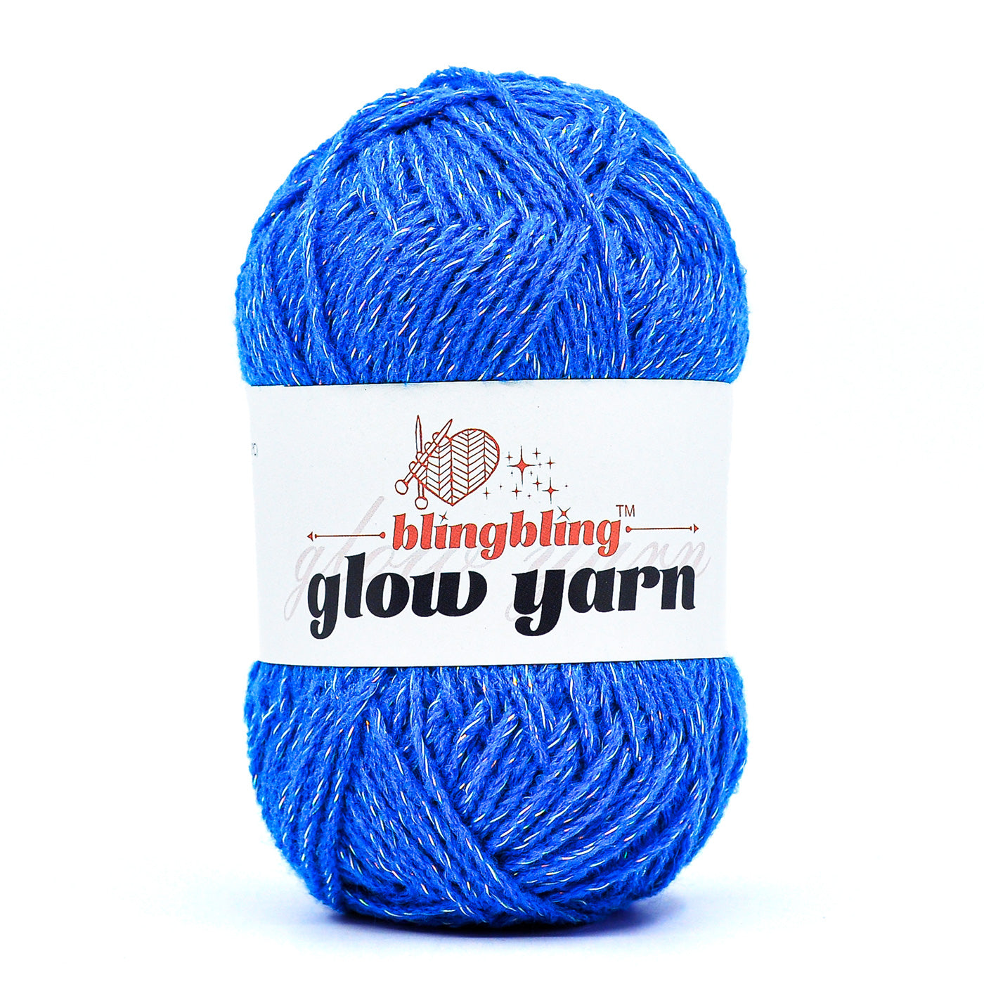 Glow-in-the-Dark Metallic Yarn - Premium Quality for Crochet & Knitting(40 Colors)