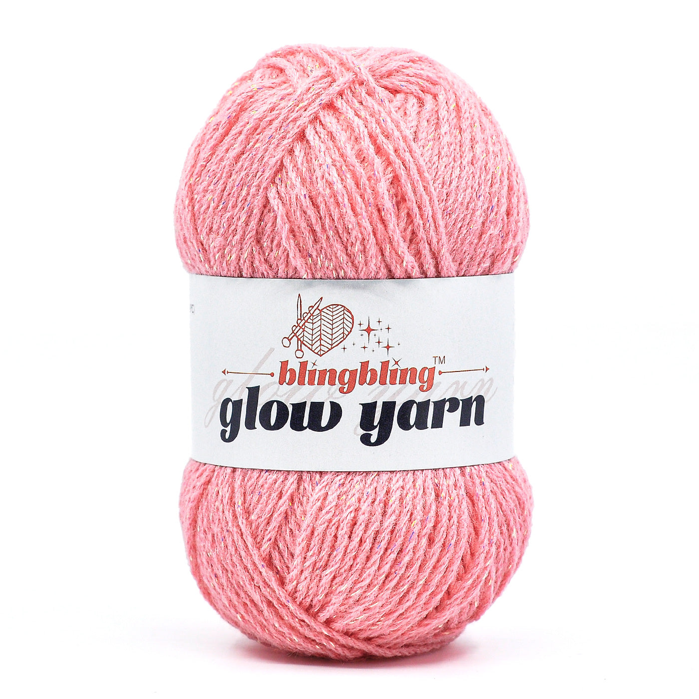 Glow-in-the-Dark Metallic Yarn - Premium Quality for Crochet & Knitting(40 Colors)