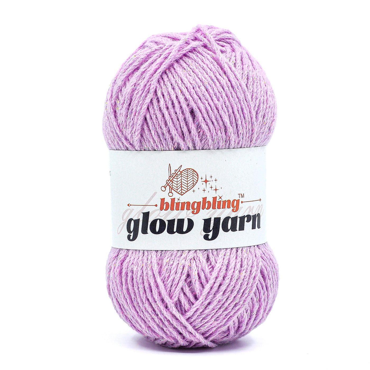 Glow-in-the-Dark Metallic Yarn - Premium Quality for Crochet & Knitting(40 Colors)