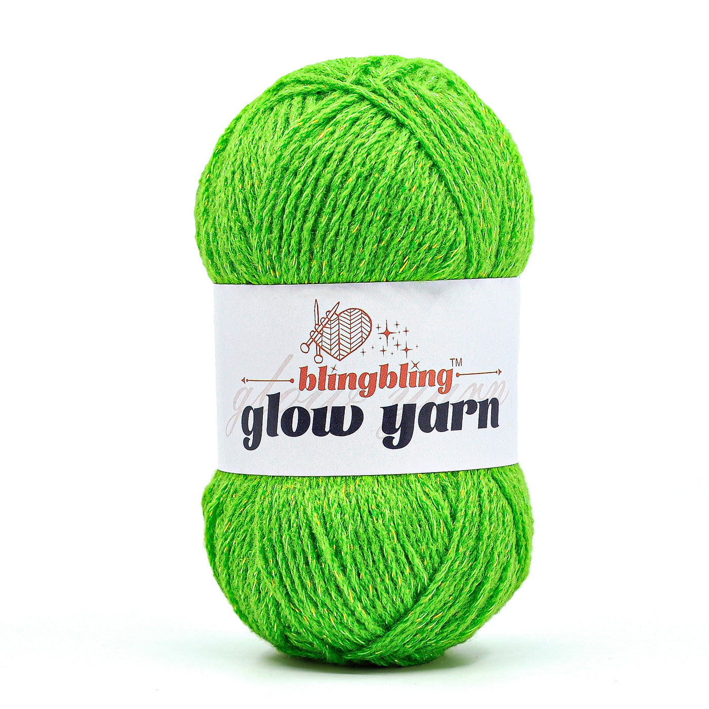 Glow-in-the-Dark Metallic Yarn - Premium Quality for Crochet & Knitting(40 Colors)
