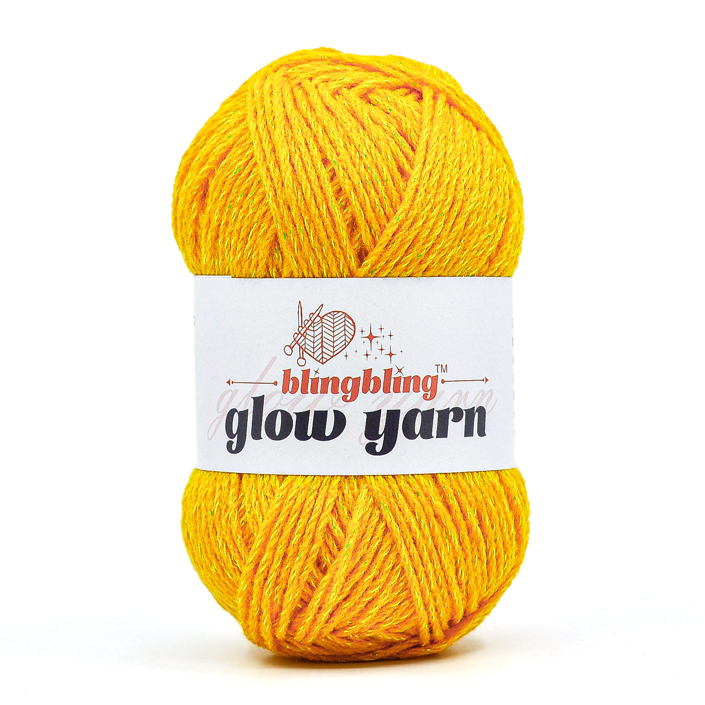 Glow-in-the-Dark Metallic Yarn - Premium Quality for Crochet & Knitting(40 Colors)