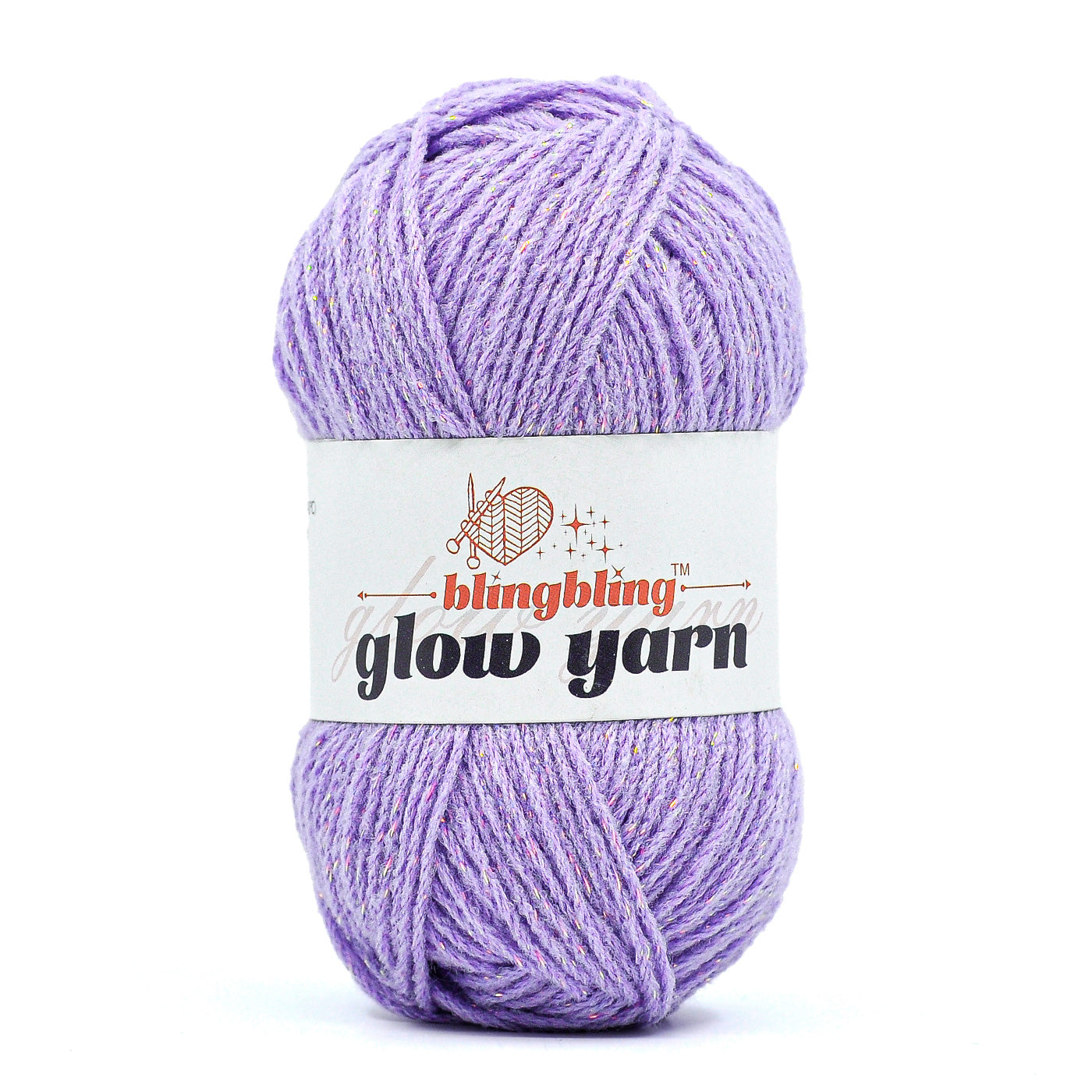 Glow-in-the-Dark Metallic Yarn - Premium Quality for Crochet & Knitting(40 Colors)