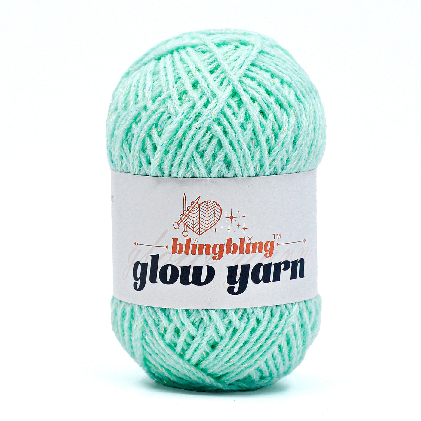 Glow-in-the-Dark Metallic Yarn - Premium Quality for Crochet & Knitting(40 Colors)