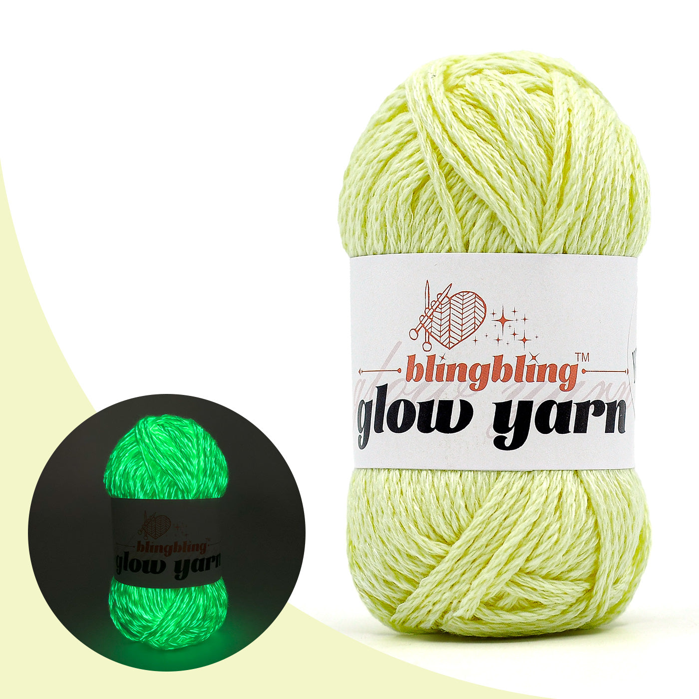 High Brightness Polyester Glow-in-the-Dark Yarn(41 color package)