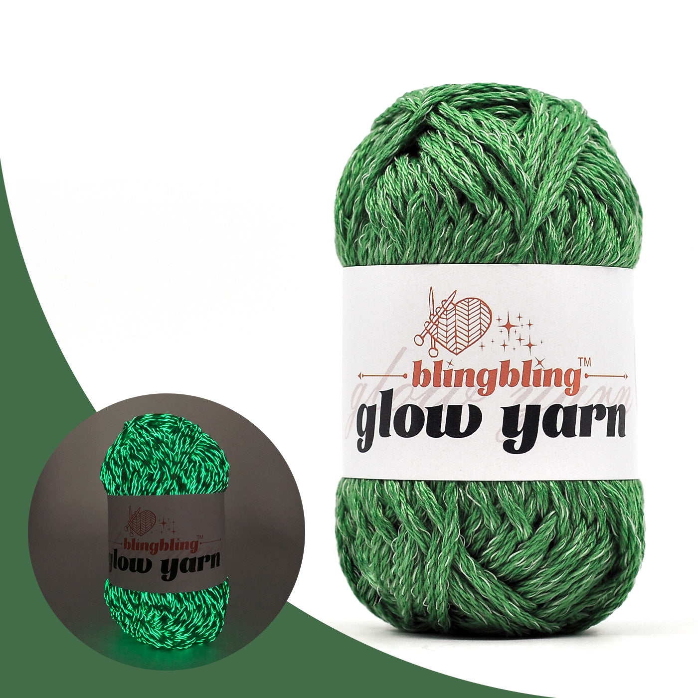 High Brightness Polyester Glow-in-the-Dark Yarn(41 color package)