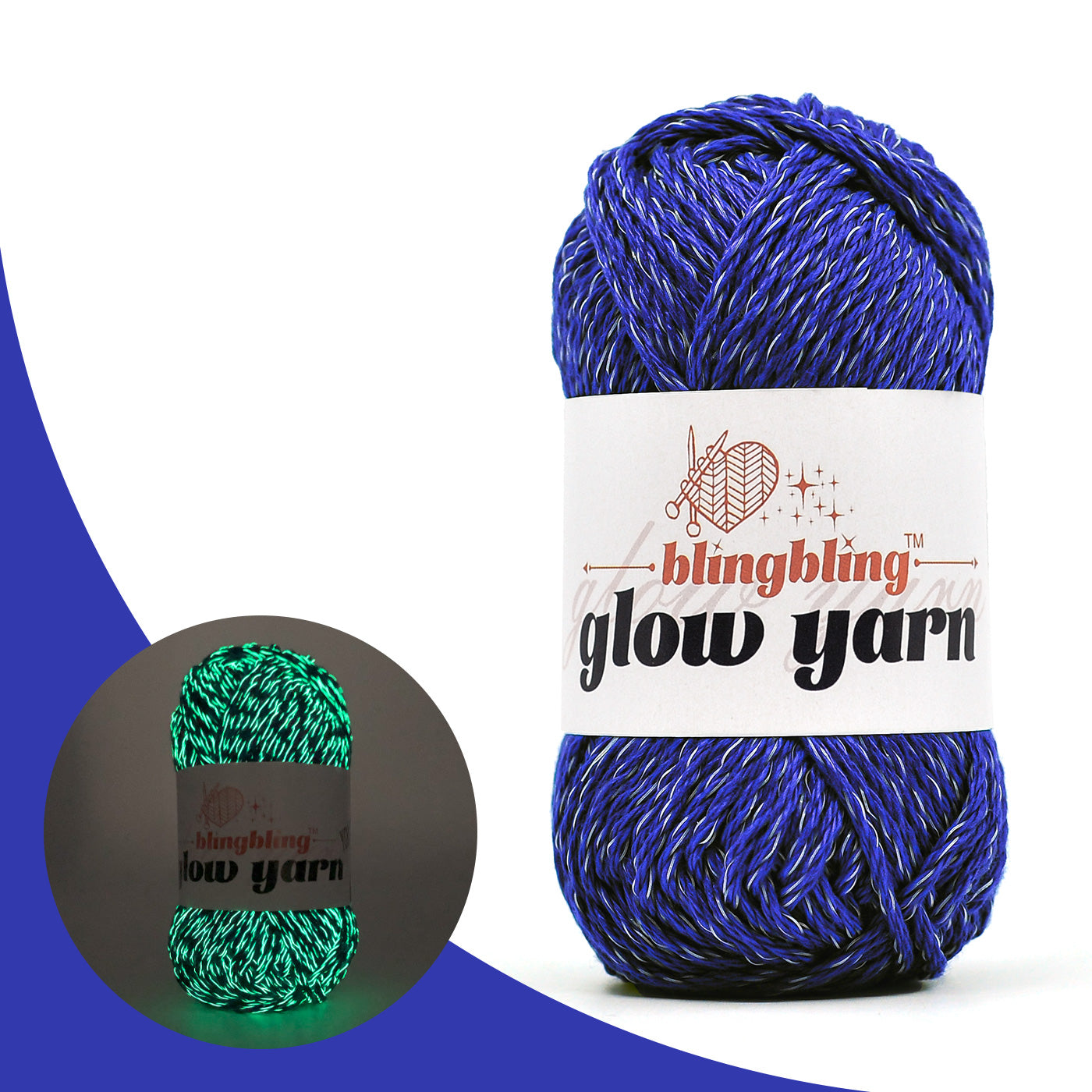 High Brightness Polyester Glow-in-the-Dark Yarn(41 color package)