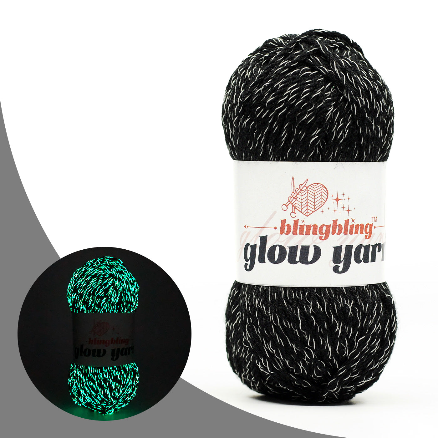 High Brightness Polyester Glow-in-the-Dark Yarn(41 color package)