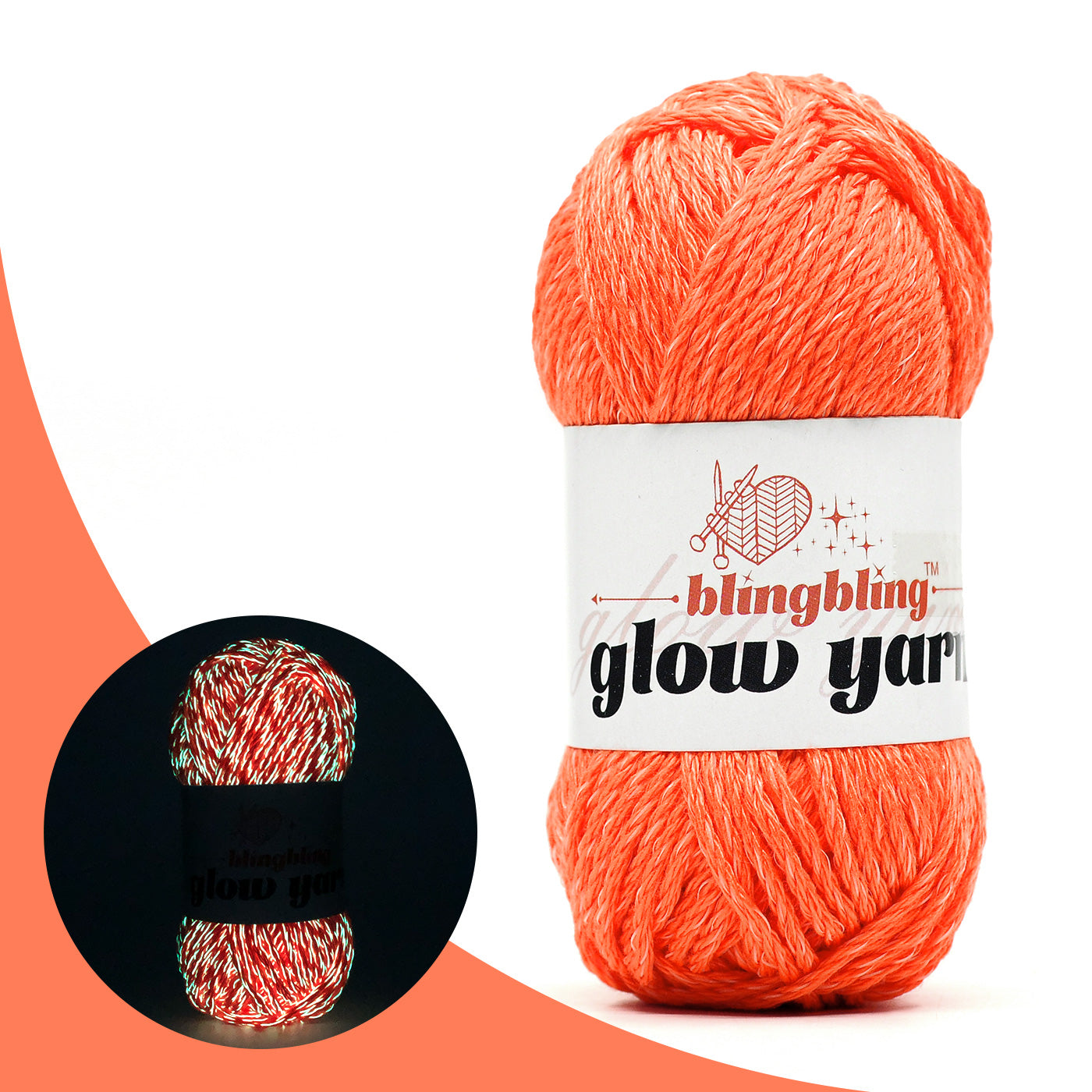High Brightness Polyester Glow-in-the-Dark Yarn(41 color package)