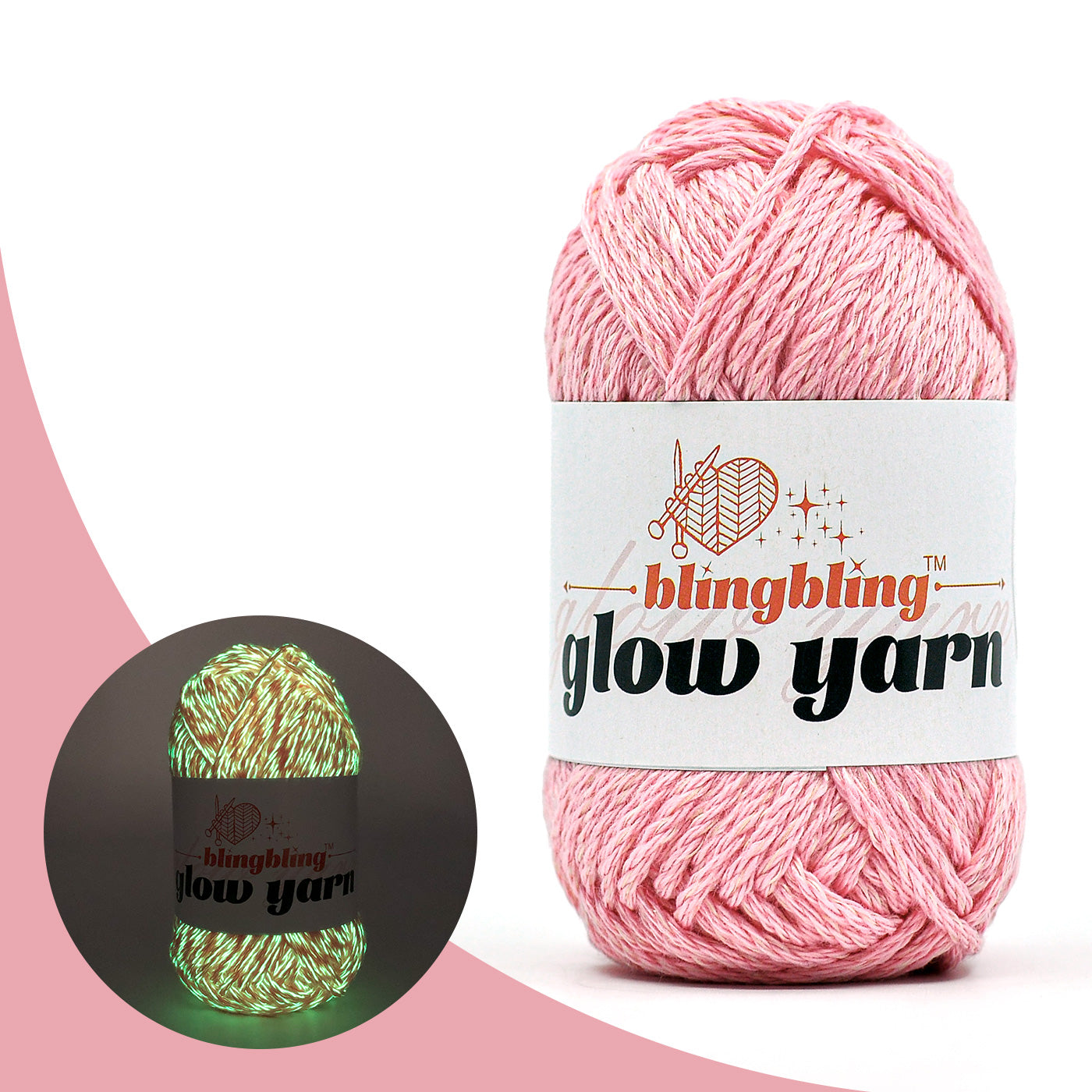 High Brightness Polyester Glow-in-the-Dark Yarn(41 color package)