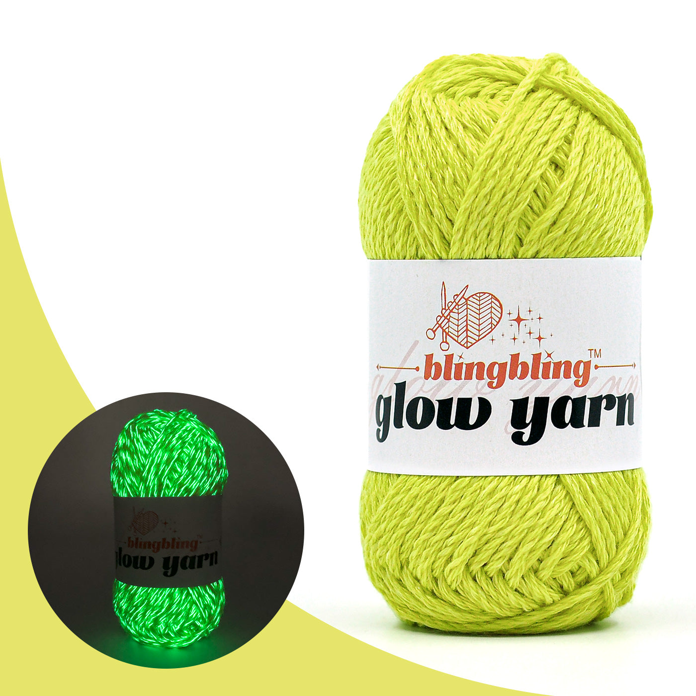 High Brightness Polyester Glow-in-the-Dark Yarn(41 color package)