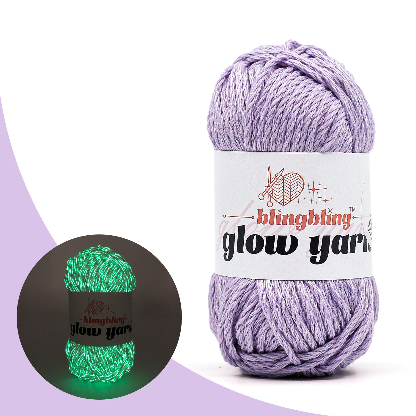 High Brightness Polyester Glow-in-the-Dark Yarn(41 color package)