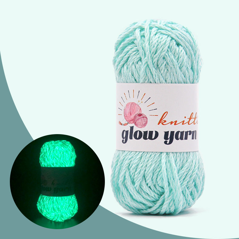 High Brightness Polyester Glow-in-the-Dark Yarn(41 color package)