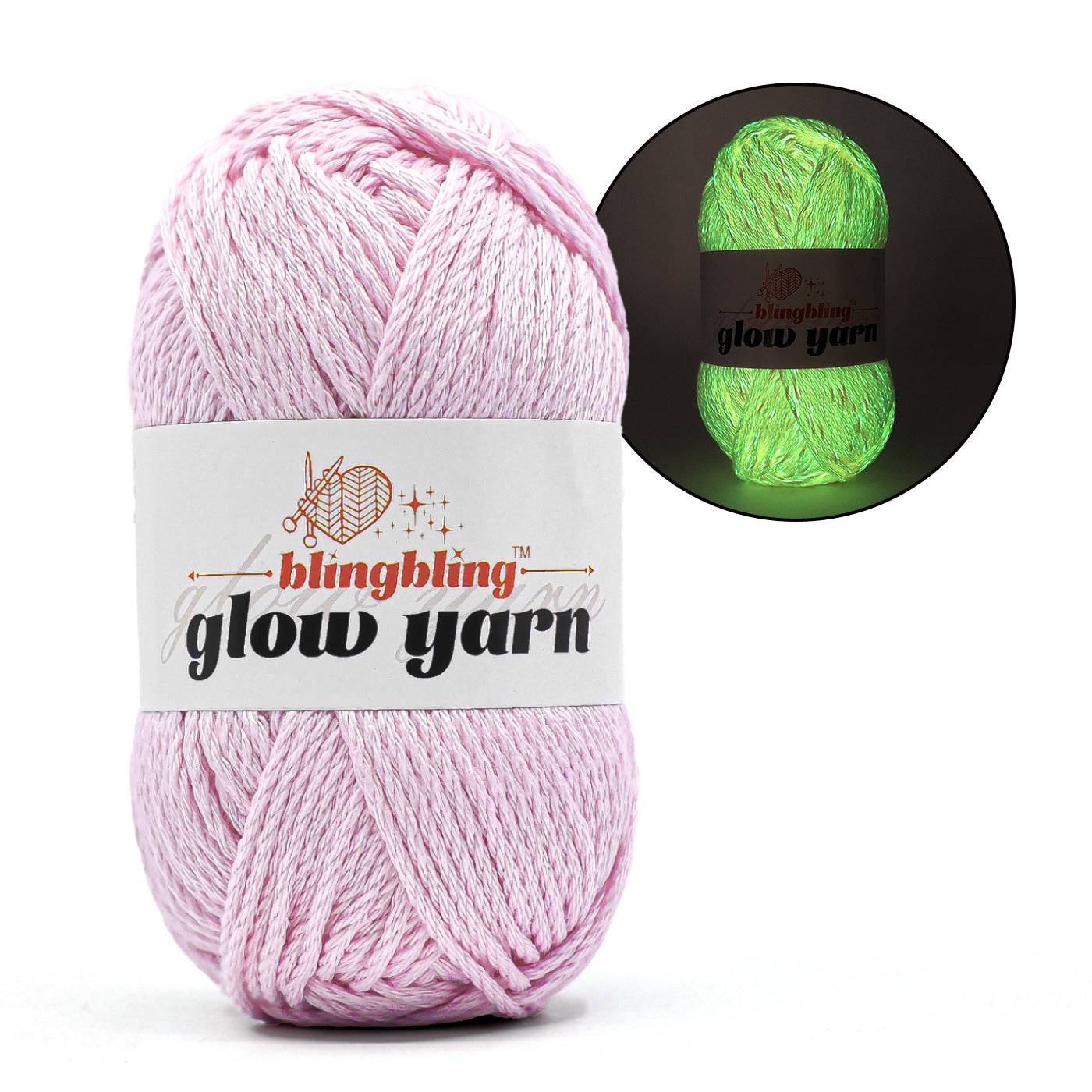 2024 New Premium Glow-in-the-Dark Yarns(5 color package)