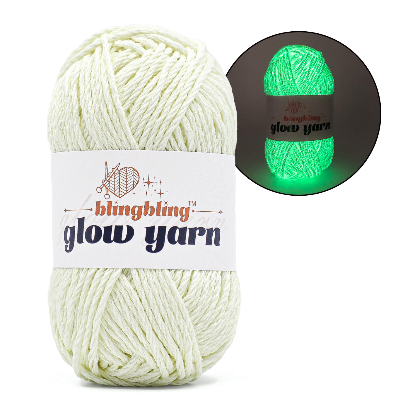 2024 New Premium Glow-in-the-Dark Yarns(5 color package)