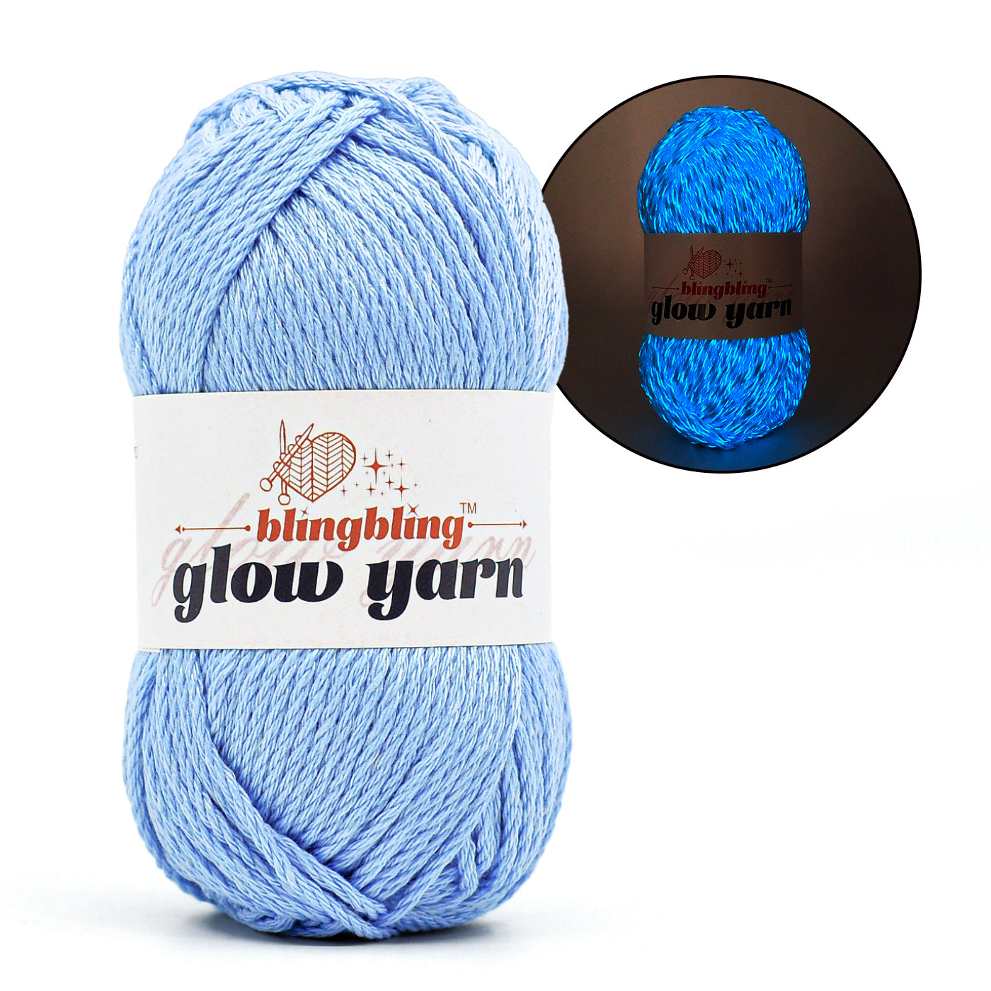 2024 New Premium Glow-in-the-Dark Yarns(5 color package)