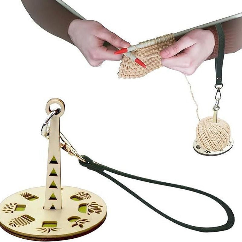 🎉2024 New Year Hot Sale 45% OFF💐Portable Wrist Yarn Holder, Travel Wrist Hanging Yarn Dispenser, Gift for Crocheter