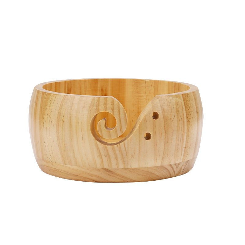 100% Original Wooden Yarn Bowl