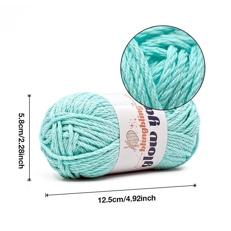 2025 New Style Glow-in-the-dark Cotton Yarn ( 5 Colors)