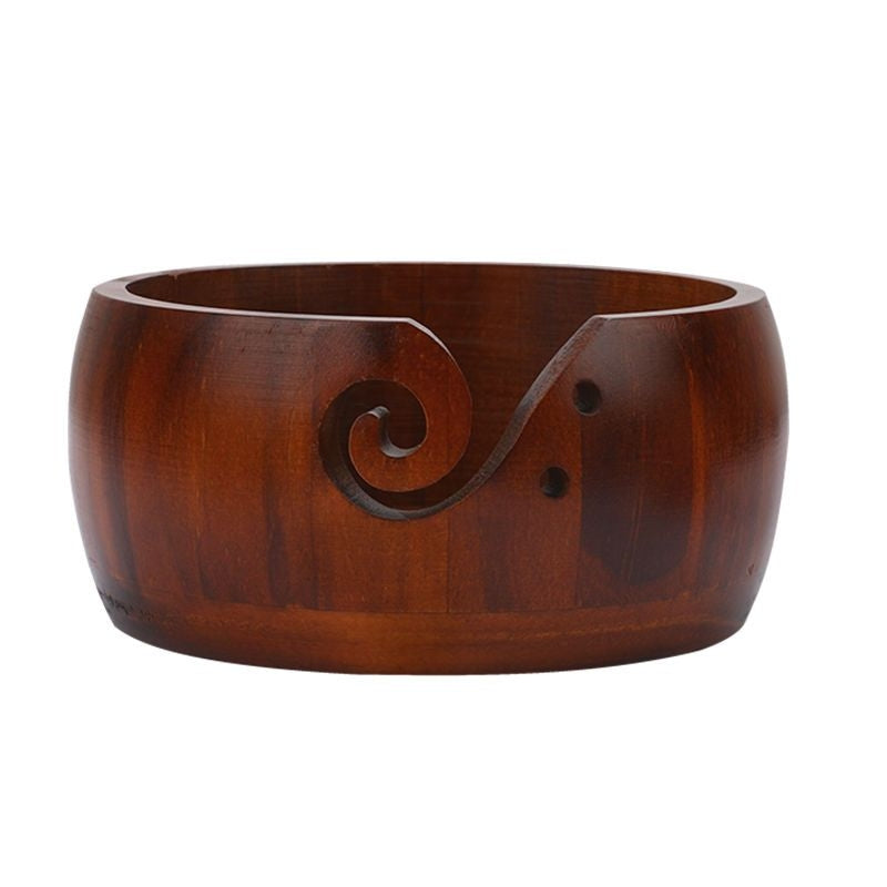 100% Original Wooden Yarn Bowl